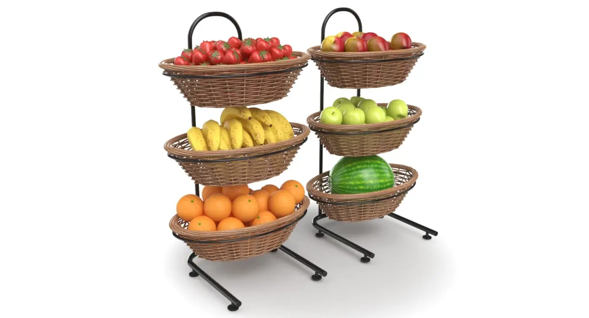Fruits Display Stands 3D model