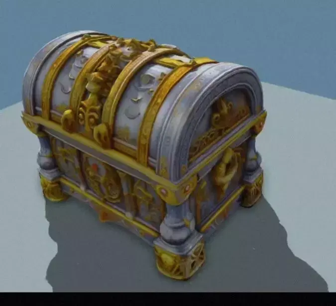 Chest 3D model get