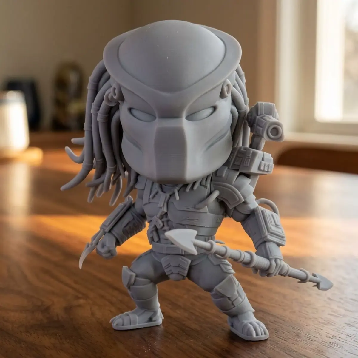 Chibi Predator Action Pose 3D print model