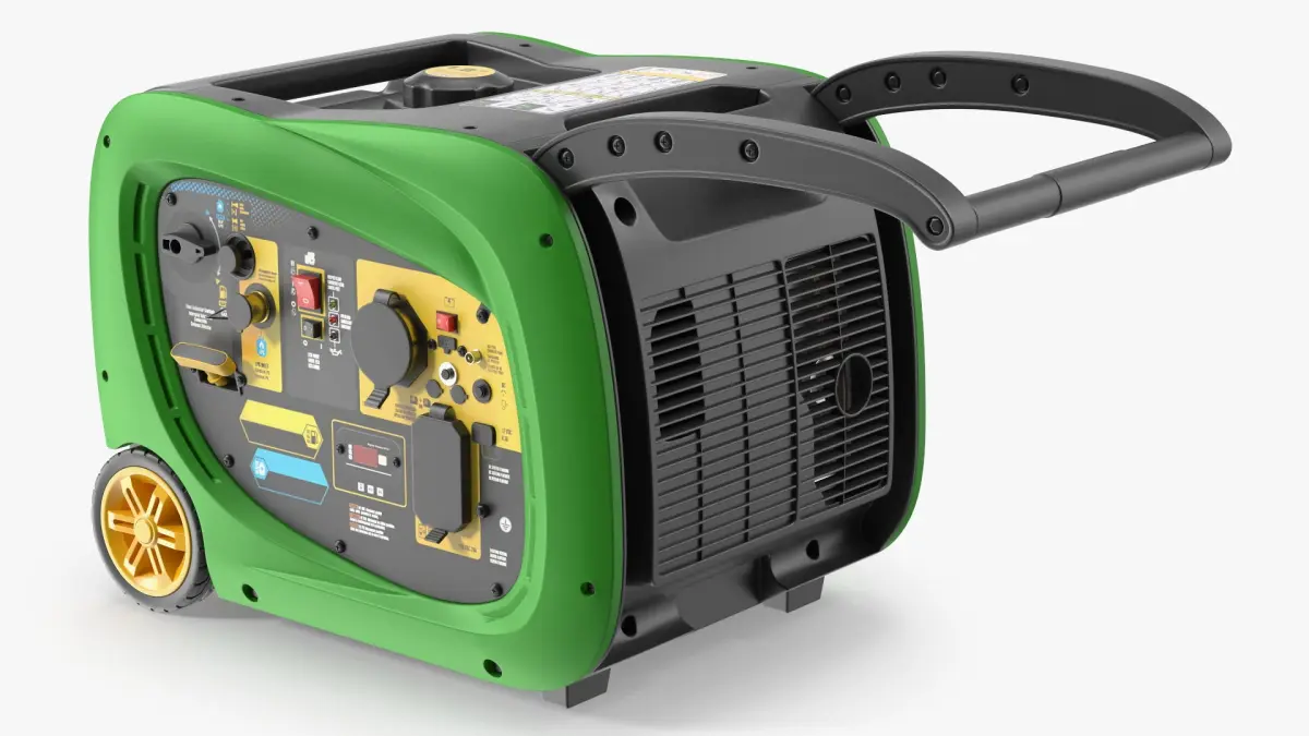 Portable Dual Fuel Inverter Generator 3D model