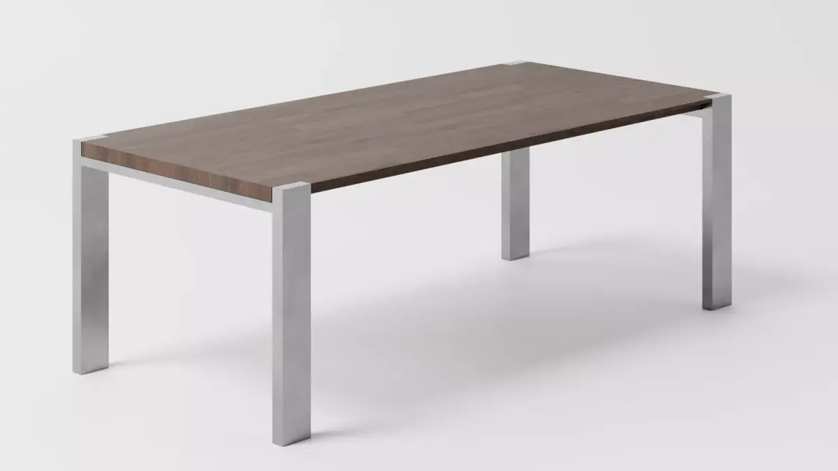 Simple Dining Table Free 3D model
