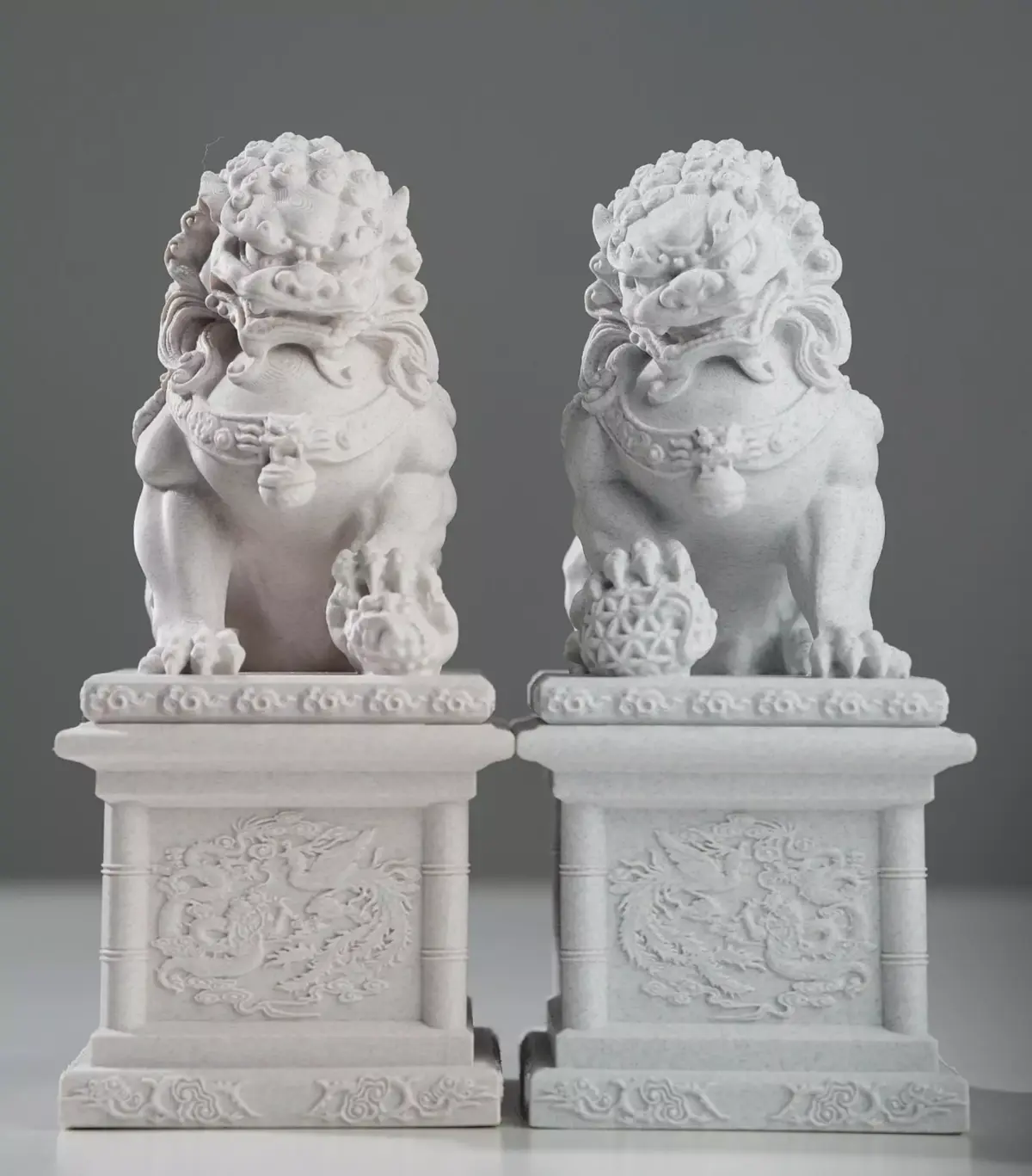  Stone Lion Storage Box 3D print model