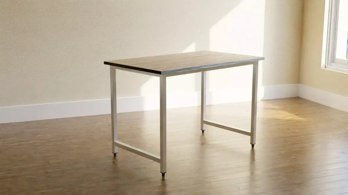 Modern Study Table Free 3D model
