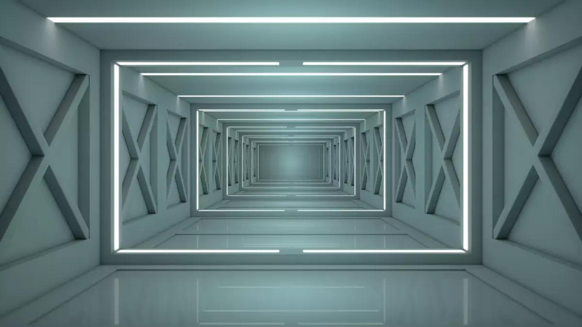 Sci Fi Corridor 3D model buy