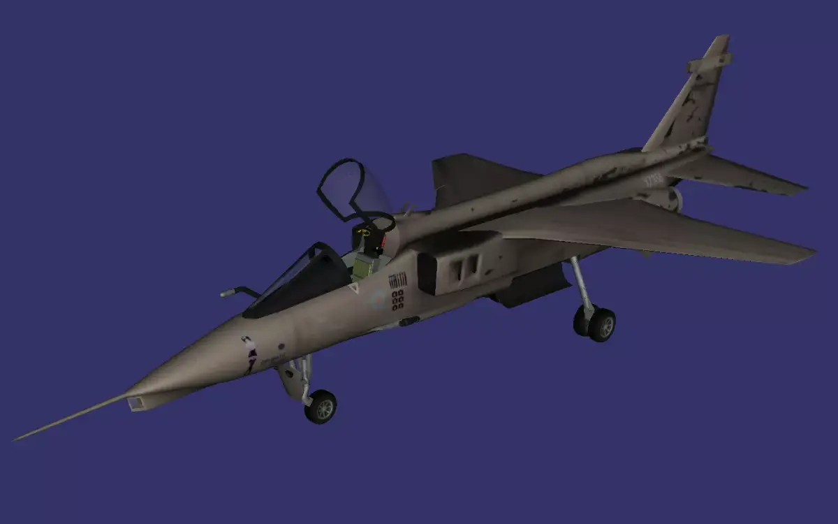 SEPECAT Jaguar Low-poly 3D model purchase