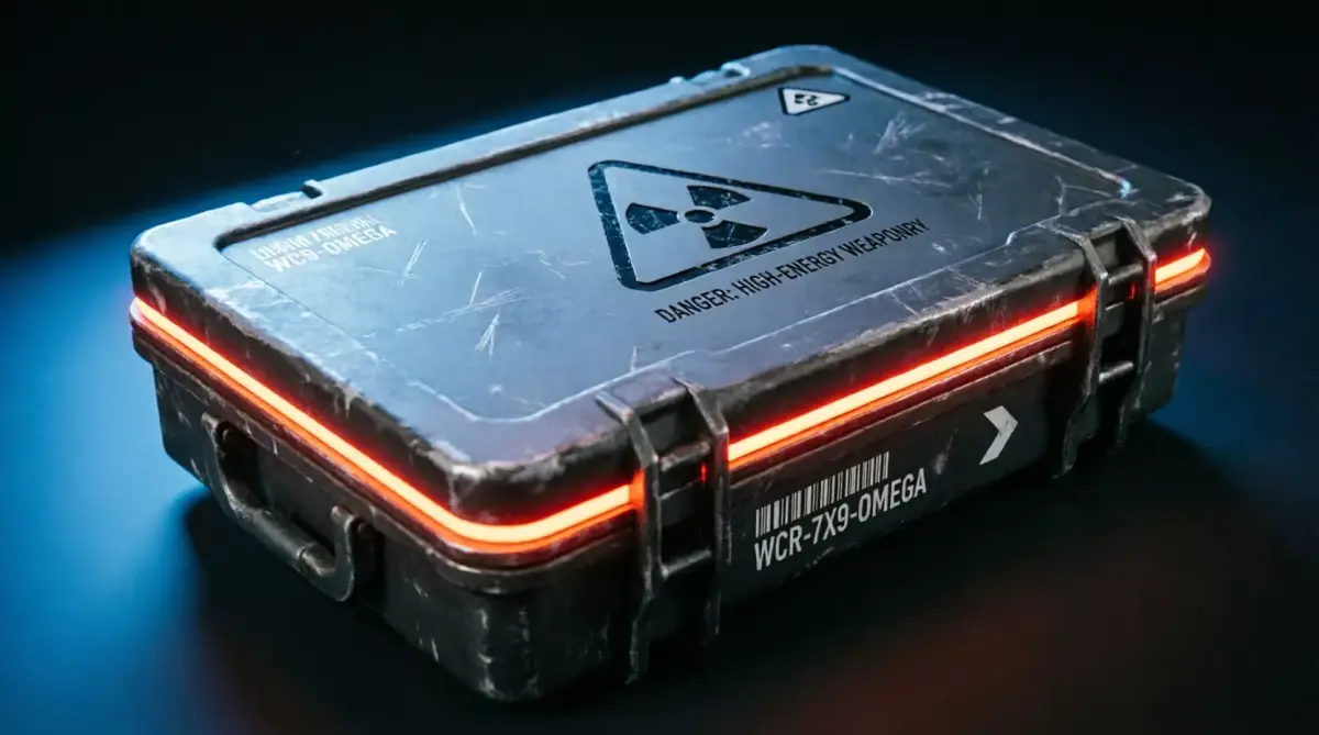 Sci-Fi Recharge Box Low-poly 3D model