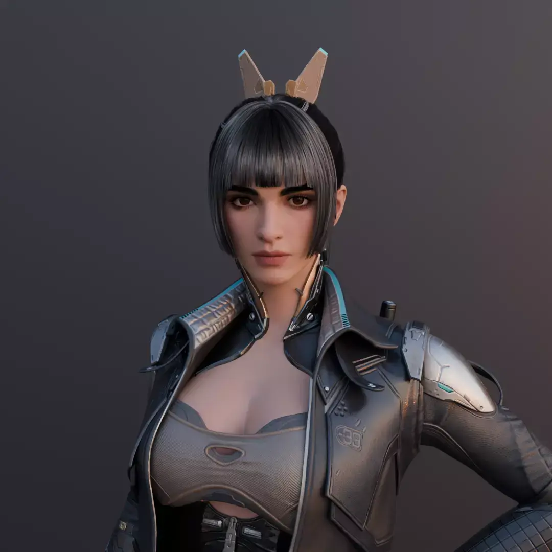 Hailey silent kill 3D model