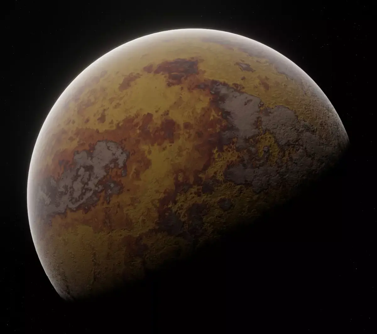 Planet Space Ready to game Low-poly 3D model 10