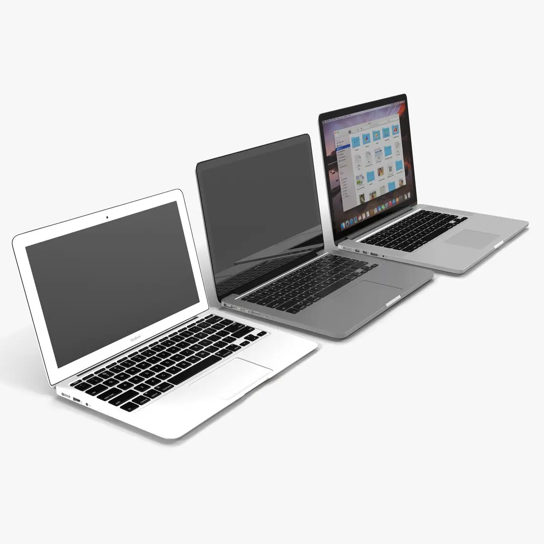 MacBook Collection 3D model