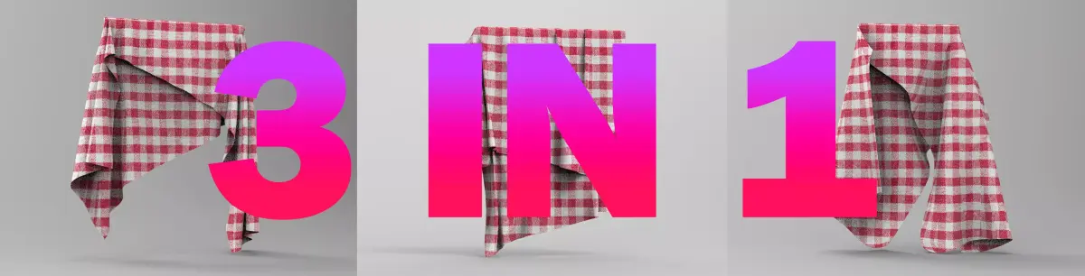Clothing FBX 3 in 1set 20 Low-poly 3D model