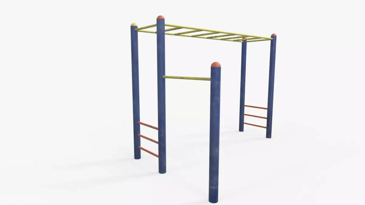 Monkey Bar Free low-poly 3D model
