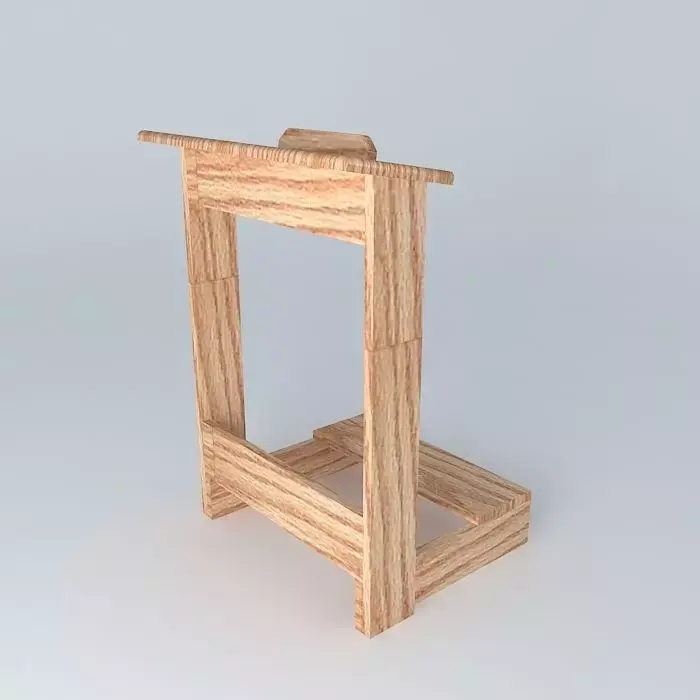 Prayer Kneeler Free 3D model