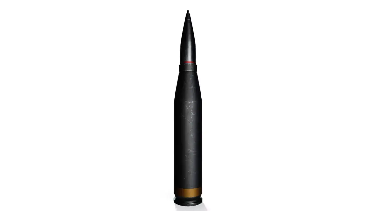 Sci-Fi 50 Caliber Bullet 02 - PBR Game Ready Low-poly 3D model