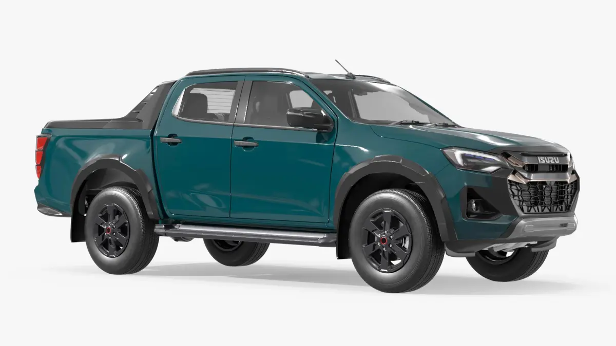 Isuzu D-MAX 2025 Obsidian Grey Mica 3D model
