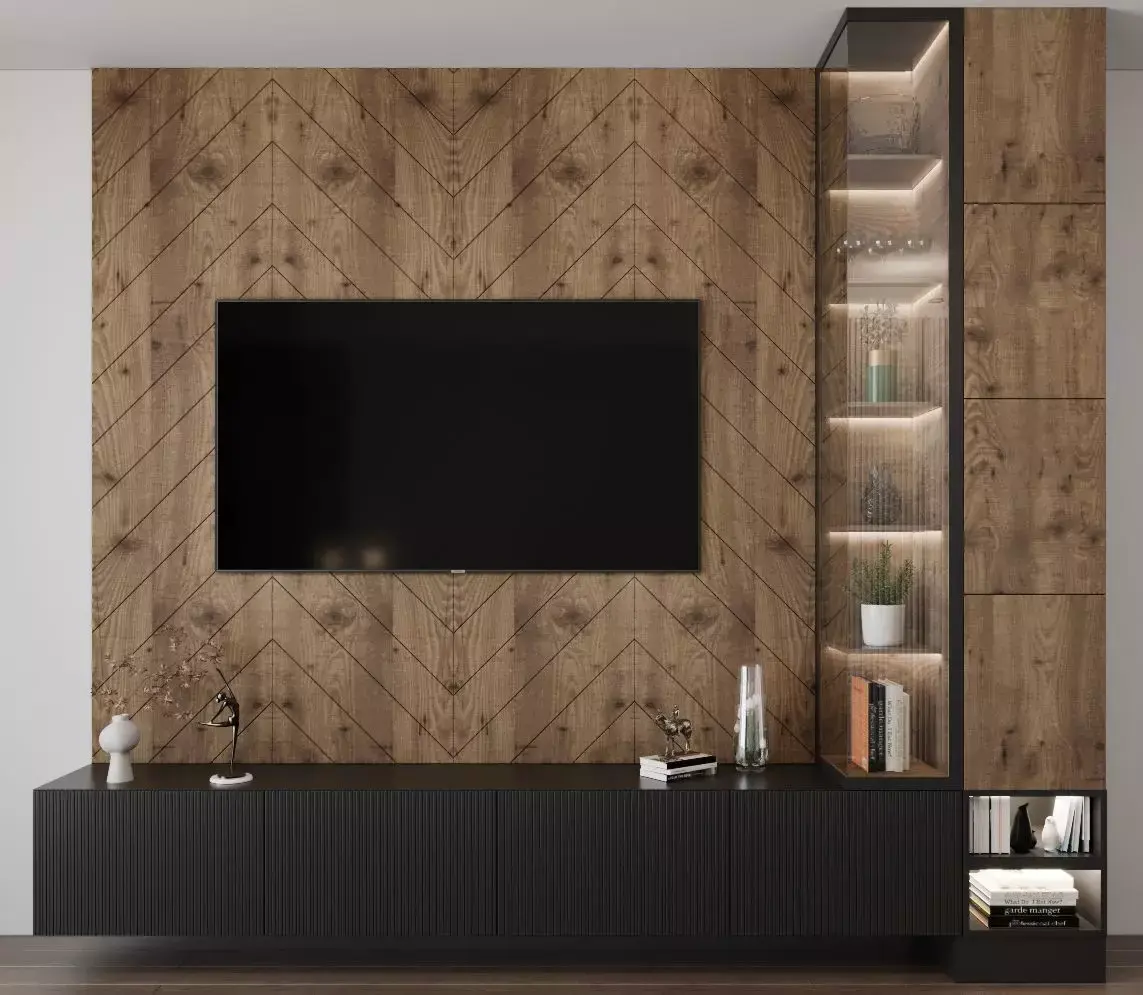 Modern Tv set  Free 3D model