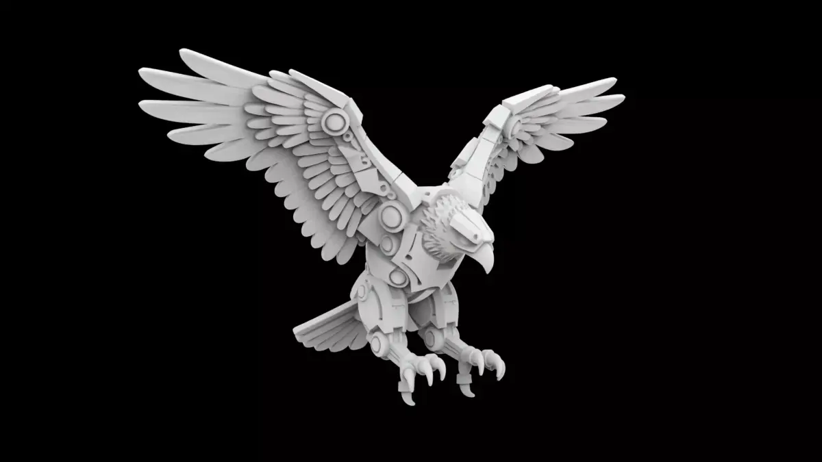 Mech Eagle Model 3D Print 3D print model buy