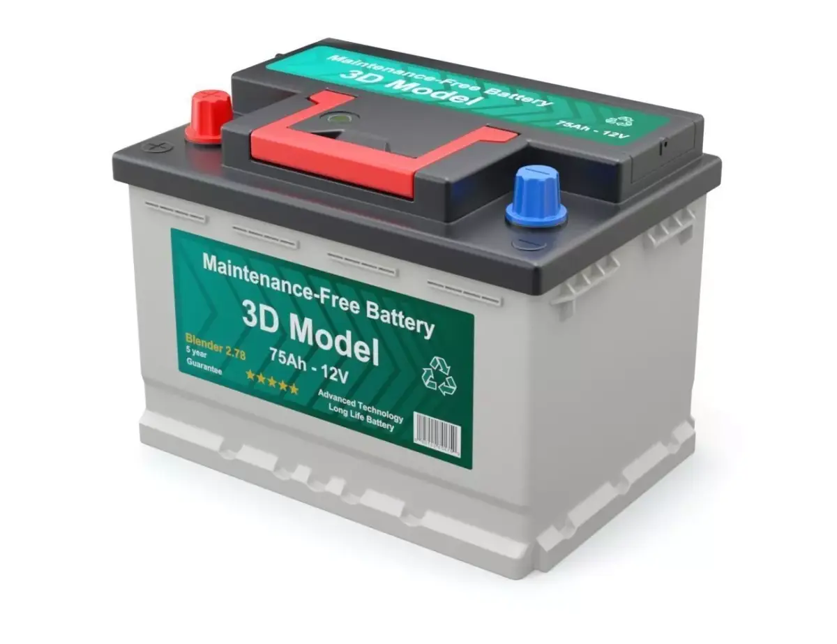 Car Battery 3D model buy