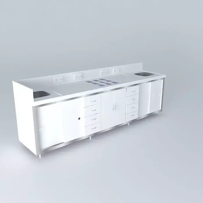 Kit706 Counter Wall Cuba by Alex Marques Free 3D model