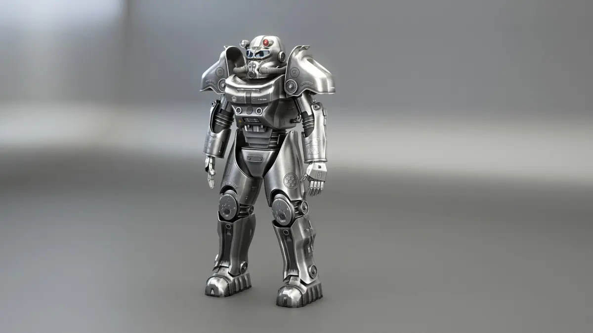Post Apocalyptic Power Armor TV-2 3D model
