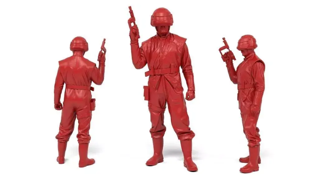 V Visitors soldier 3D print model