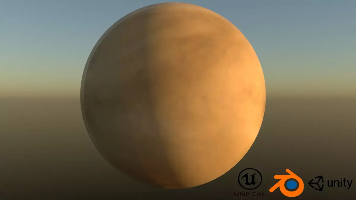 Photorealistic Venus 3D Model Low-poly 3D model