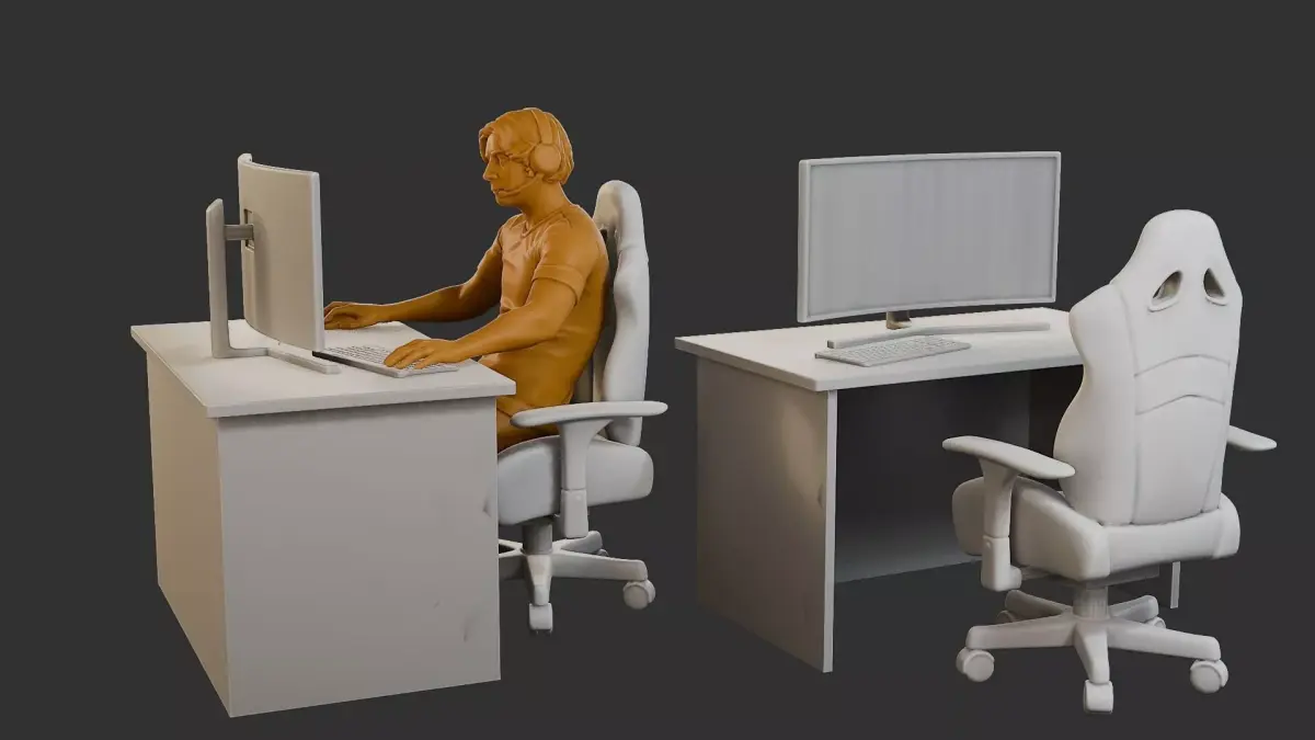 Video Game Player VGP1 008 3D print model