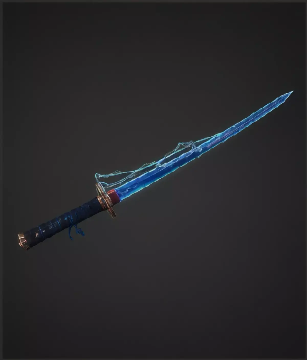 Stormbreaker Katana Low-poly 3D model