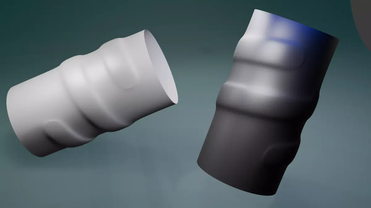 pipe connecting water pipes plastic pipe 3D model