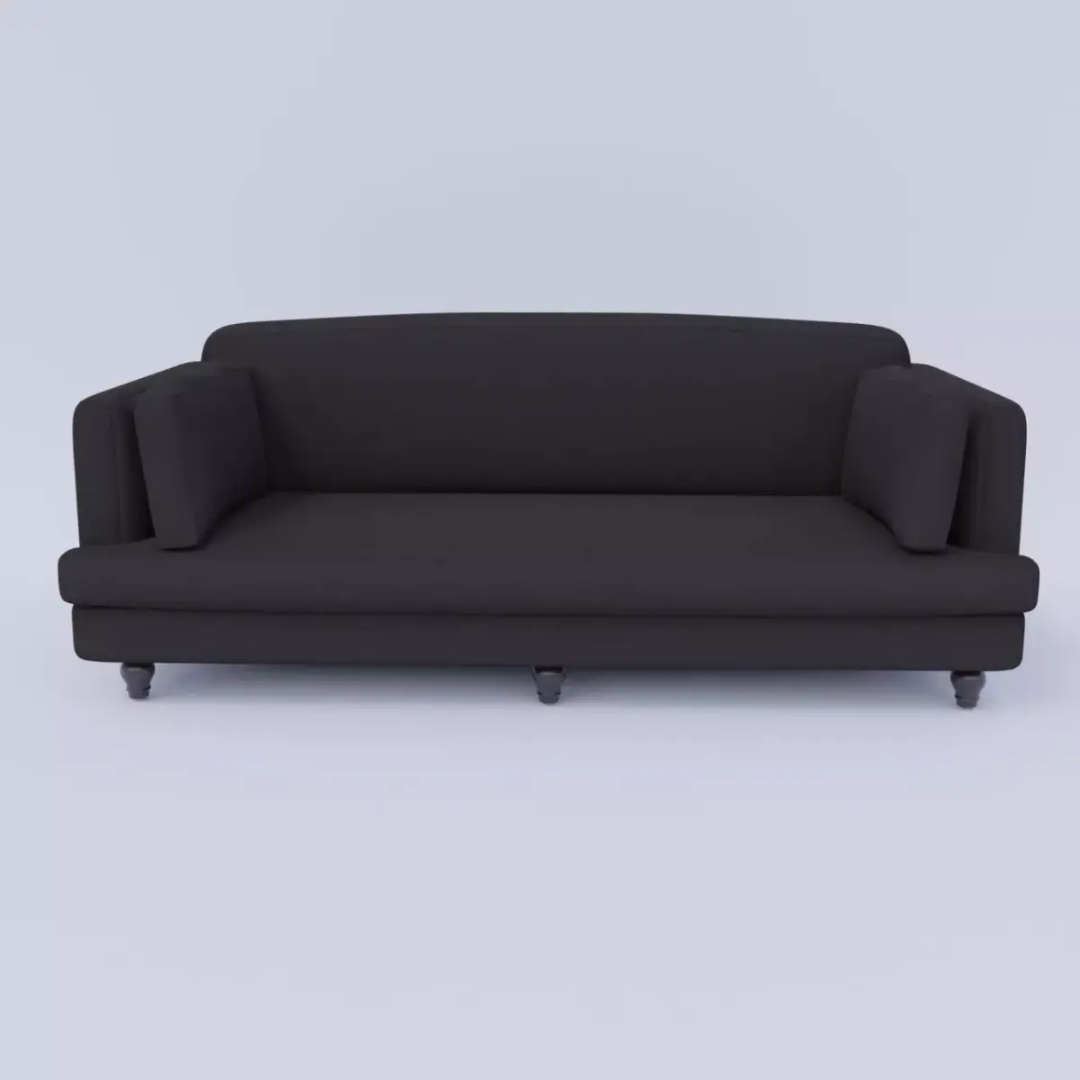 Modern Minimalist Sofa Armchair Clean Low Poly Furniture Asset Low-poly 3D model