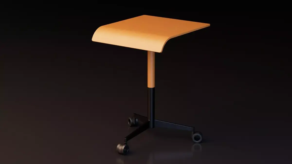Modern Side Table Free low-poly 3D model