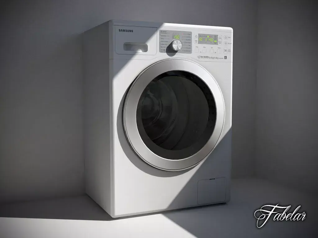 Washing machine 02 Free 3D model
