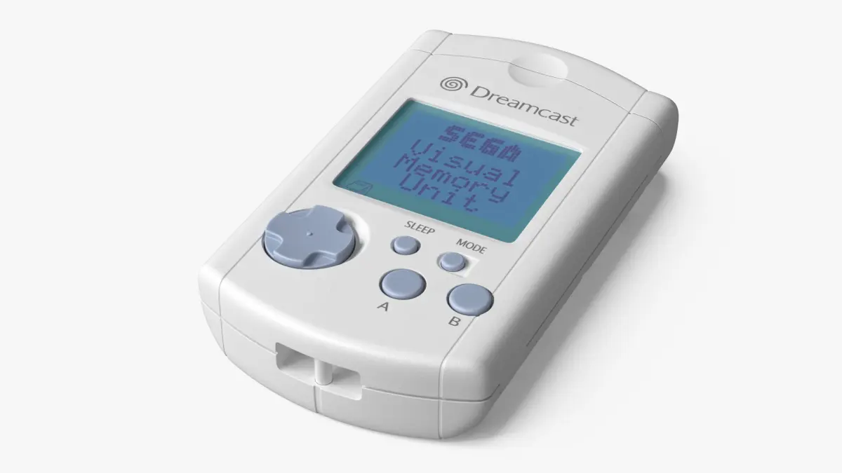 Sega Dreamcast Visual Memory Unit 3D model