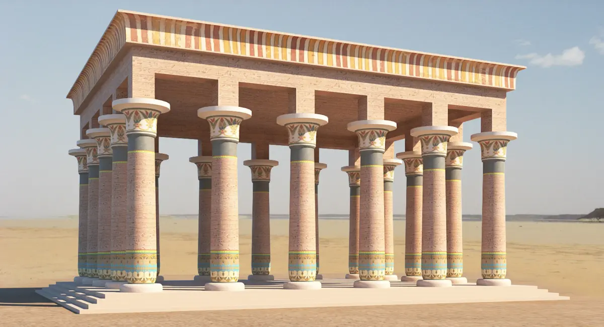 Ancient Egyptian Building 3D model