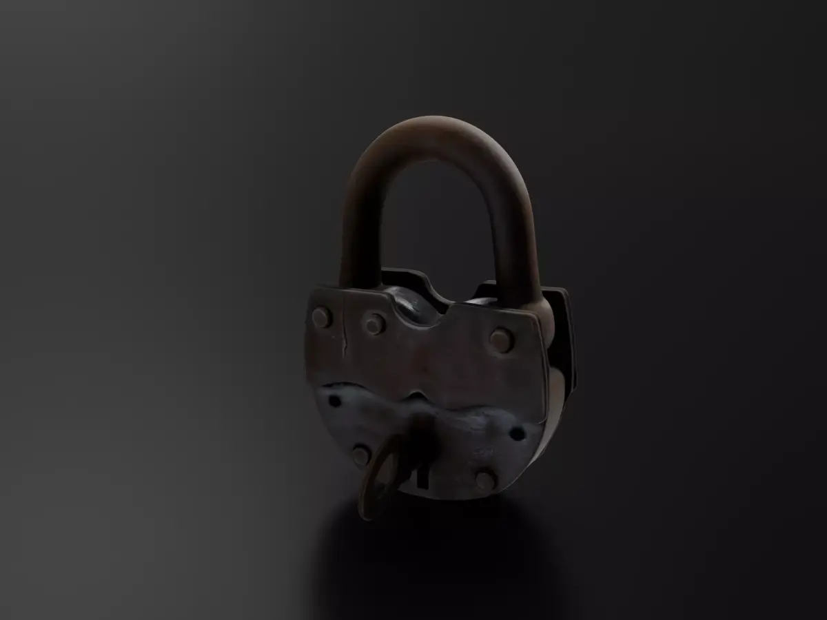 Padlock 2 3D print model