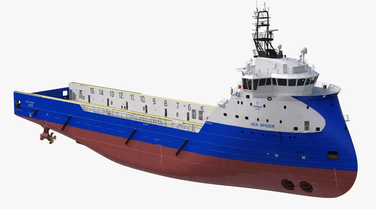 Ulstein PX105 Sea Spider Platform Supply Vessel 3D model