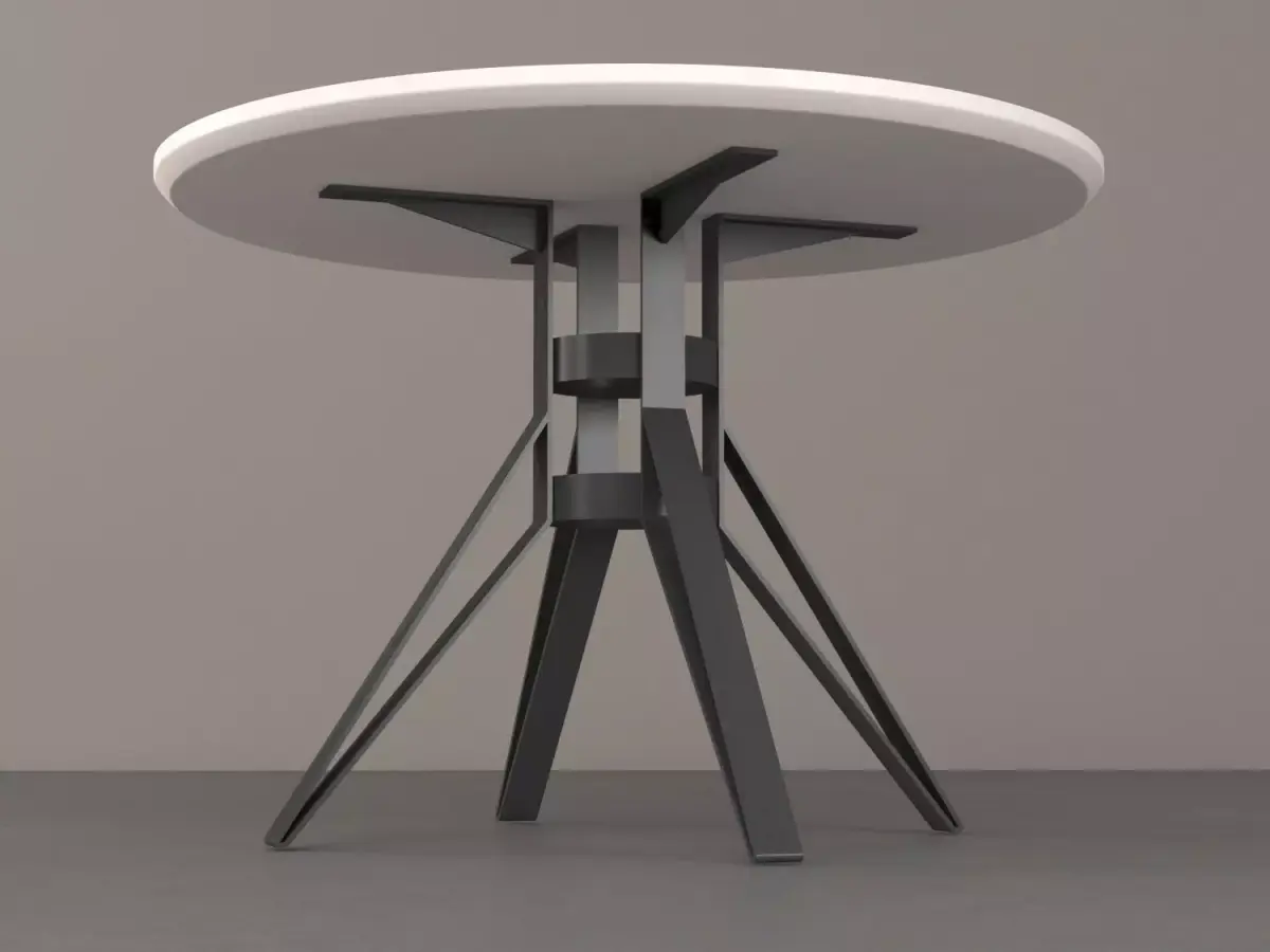 ROUND COFFEE KITCHEN TABLE BASE - BALASAGUN LAGARI TABLE BASE Free 3D model