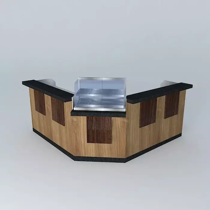 Kit314 Refrigerated Counter Cup and Pia by Alex Marques Free 3D model