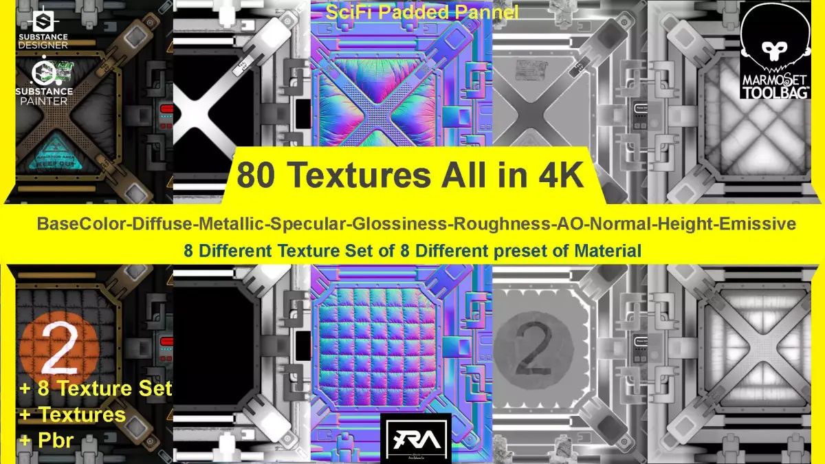 80 Scifi Pannels Textures Texture