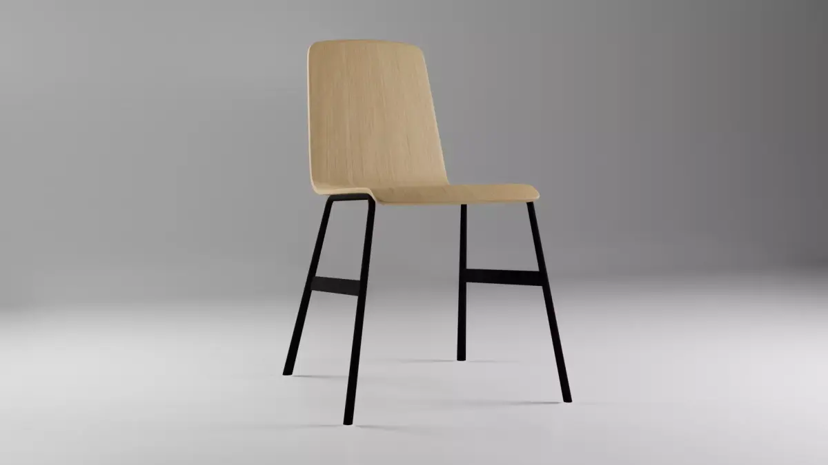 Modern Stool Free low-poly 3D model