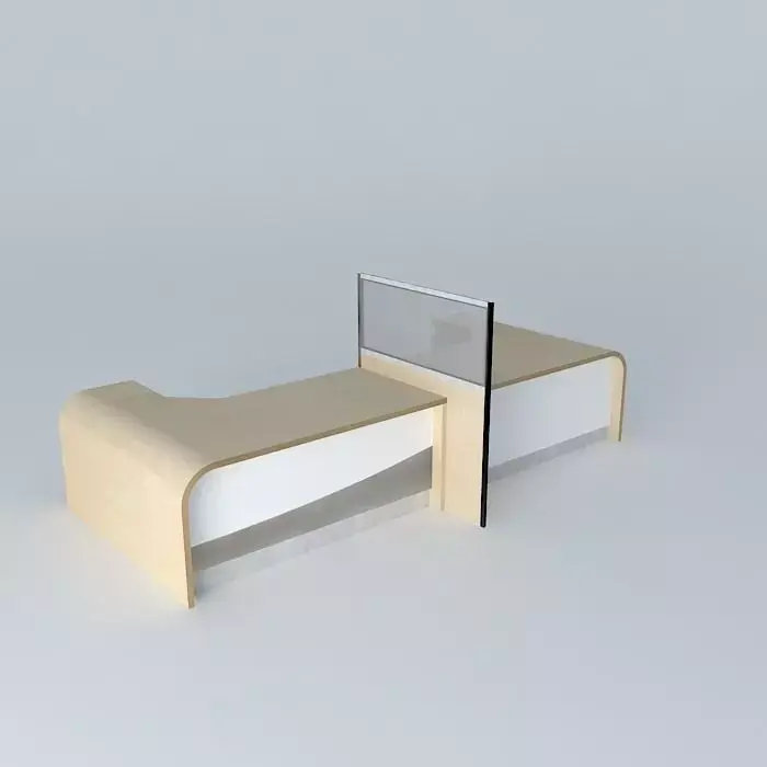 Huge Desk Free 3D model