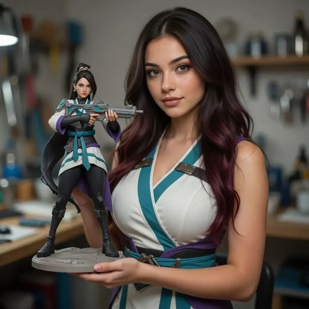 Pulse Shogun Tactical Ronin Pin Up 3D Figure STL 3D print model