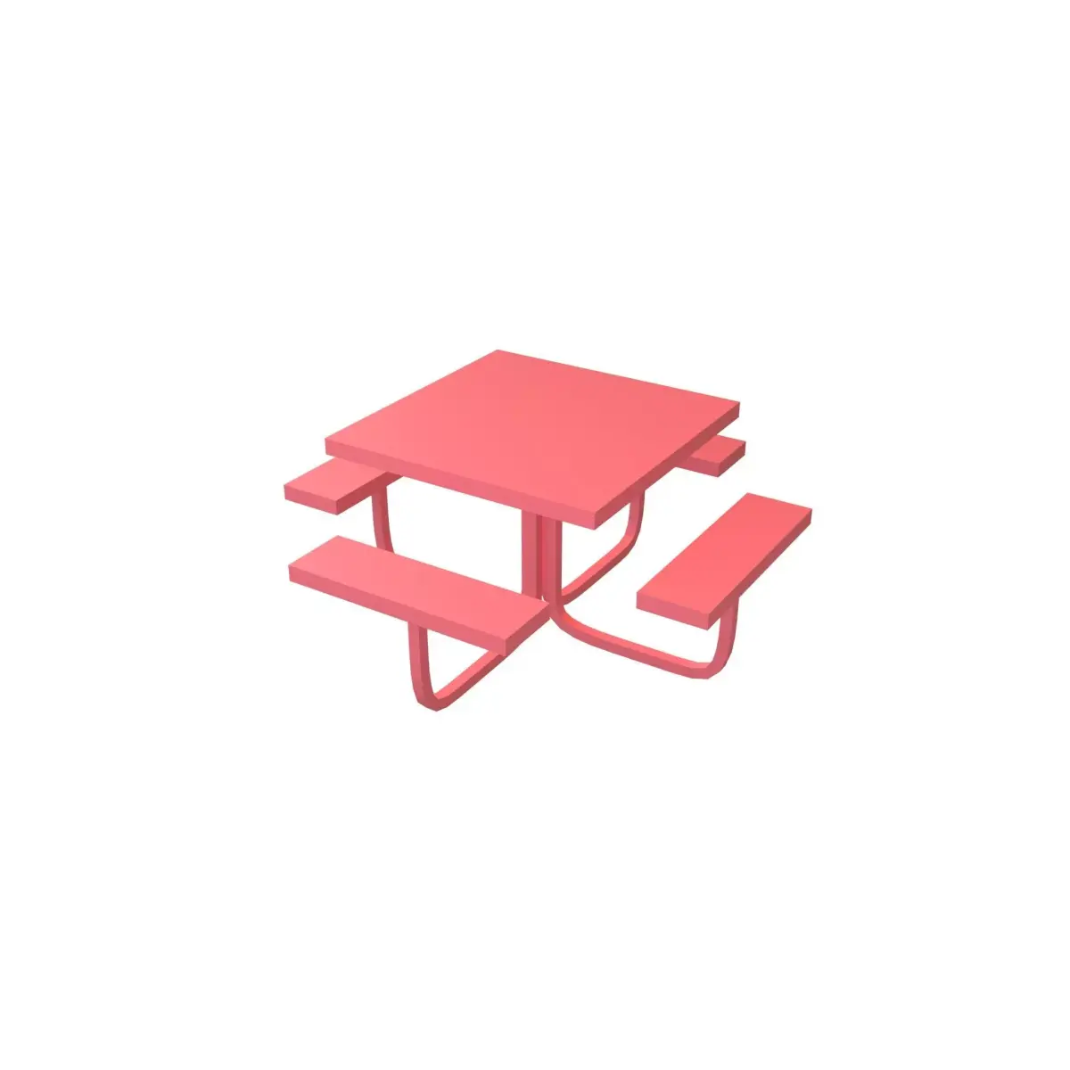 Park Table v1 005 Low-poly 3D model
