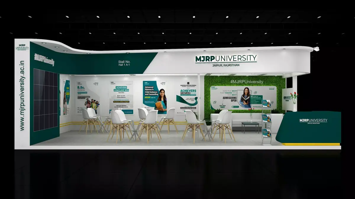 10mtr x 9mtr expo stall 2side open Exhibition Stand Design  Free low-poly 3D model