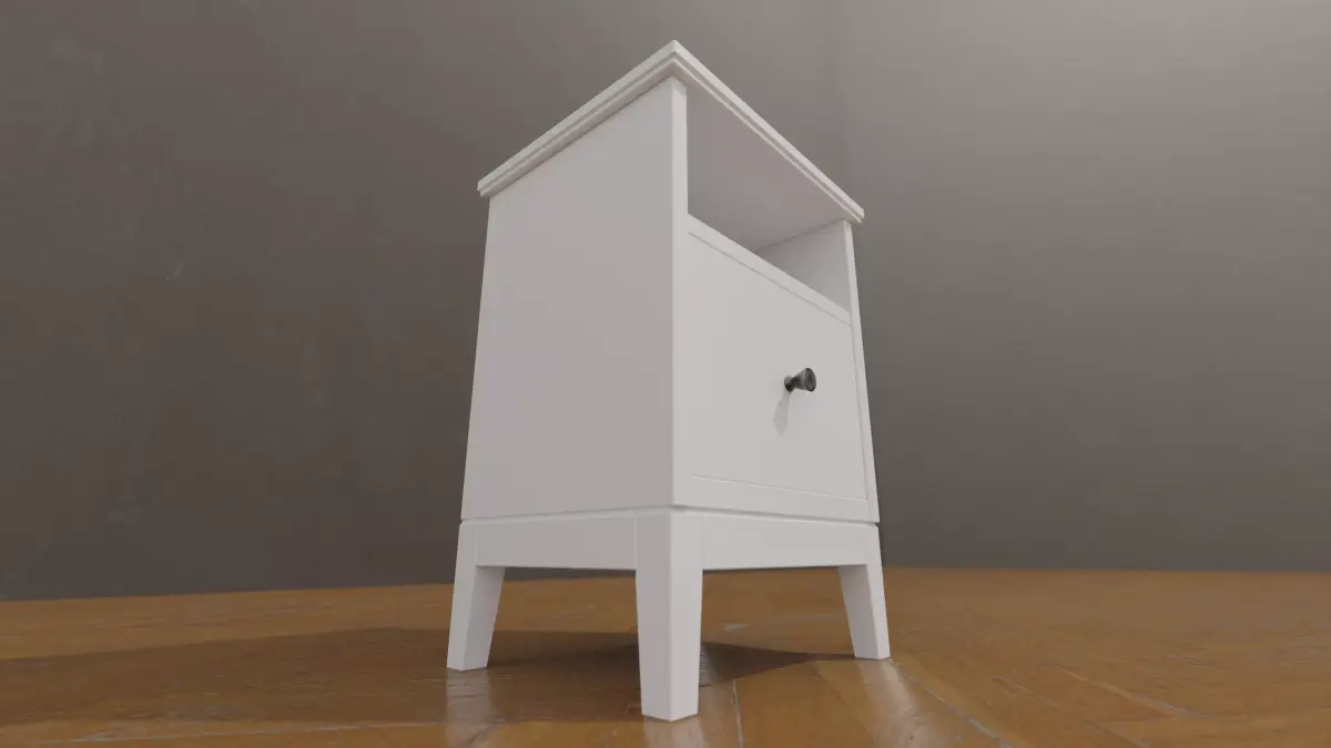 IKEA IDANAS nighttable Free 3D model