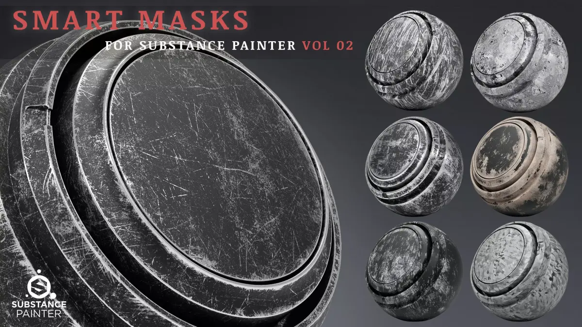 High-Detail Smart Masks for substance painter Vol 02  Texture