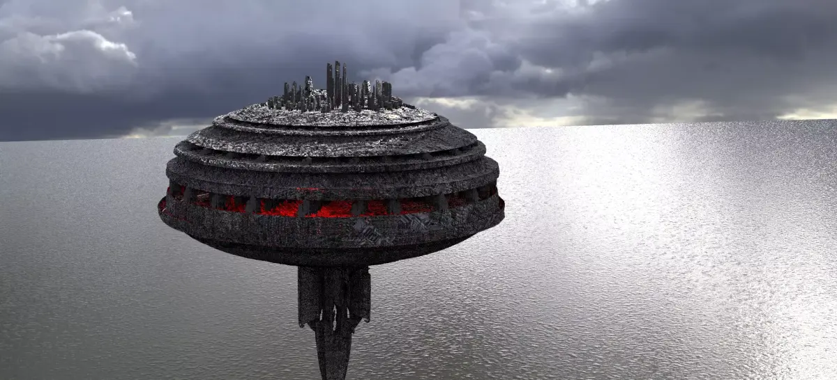 Alien City Black ops relay station 3D model