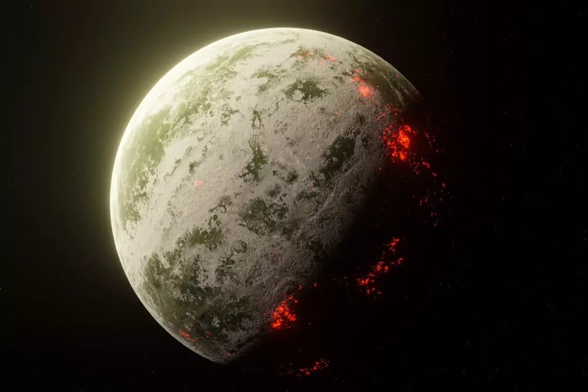 Planet Space Ready to game Low-poly 3D model 8