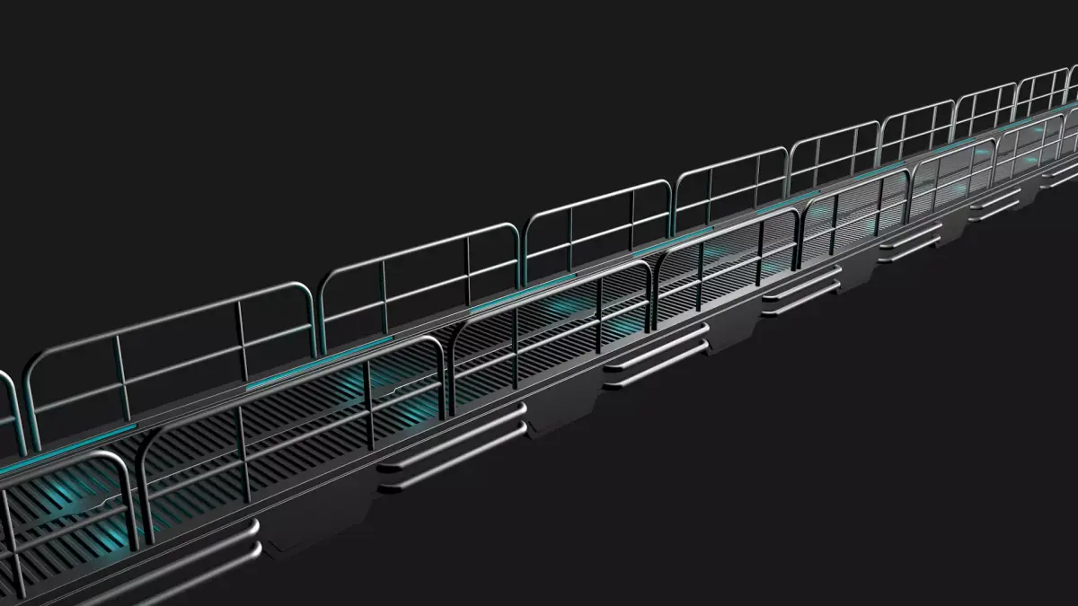 Metal Bridge 3D model buy