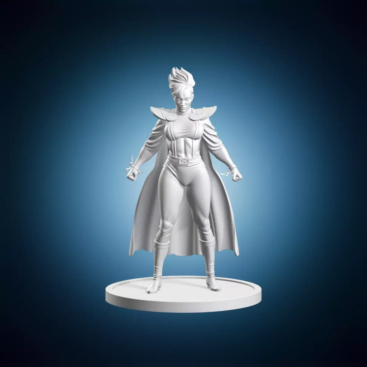 Storm X Men Electric Sculpture 3D print model