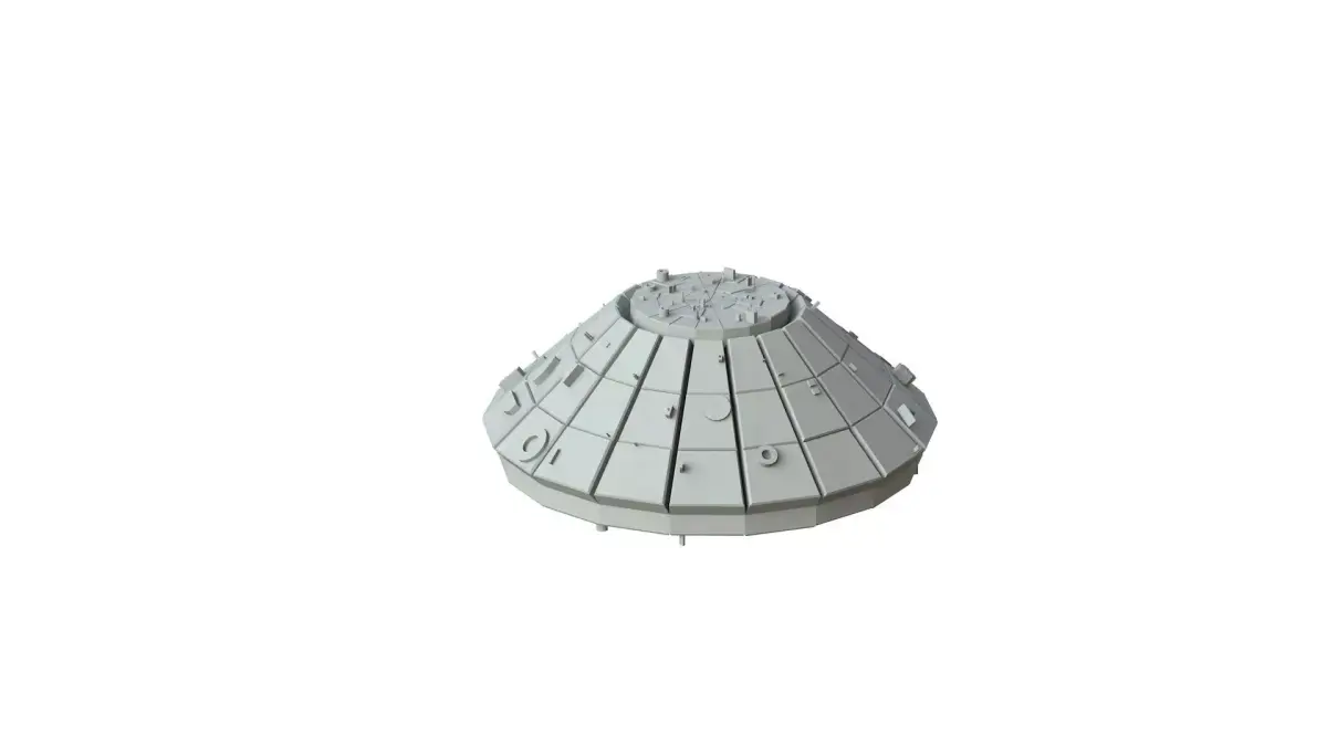 Sci Fi Object No 3127 Low Poly Low-poly 3D model